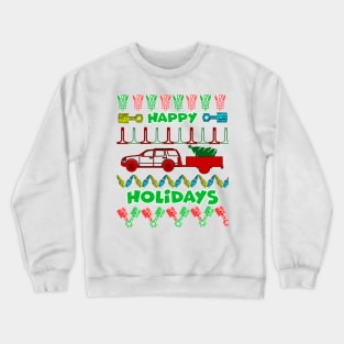 Merry chrismas, car guy, car enthusiast merry chrismas (jeep) Crewneck Sweatshirt